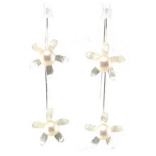 Top Quality Fashion Lady Jewelry 925 Silver Pearl Earring (E6571)